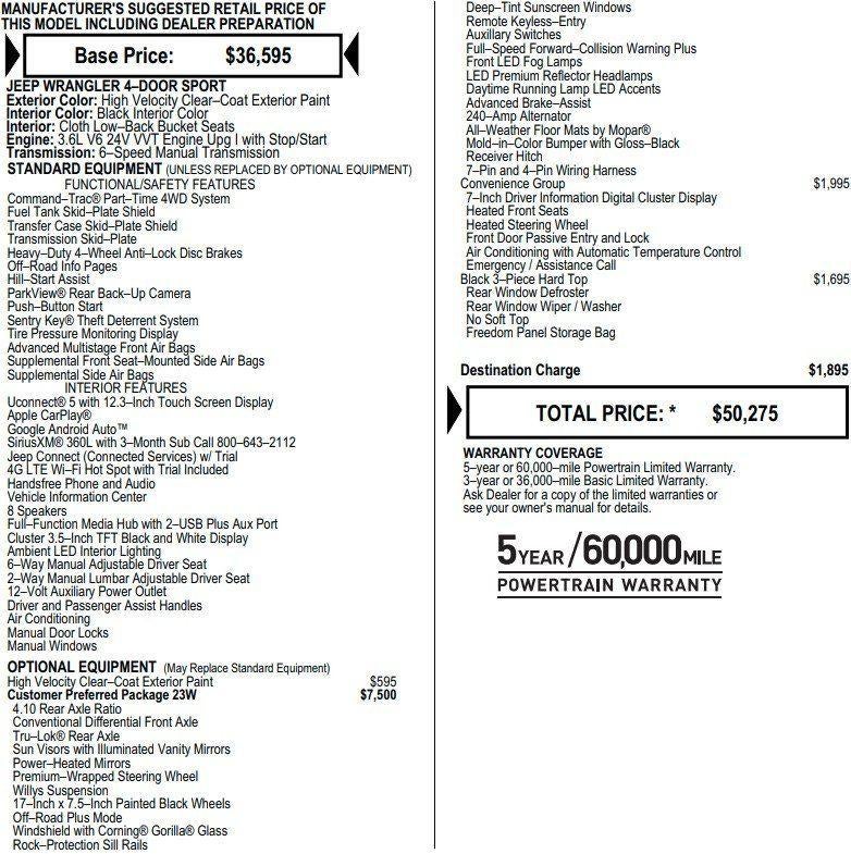 2024 Jeep Wrangler Willys 4 Door 4x4