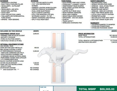 2024 Ford Mustang GT Premium Fastback
