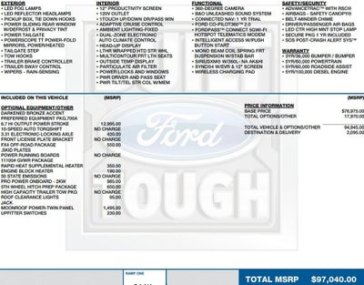 2025 Ford Super Duty F-250 SRW King Ranch 4WD Crew Cab 6.75' Box