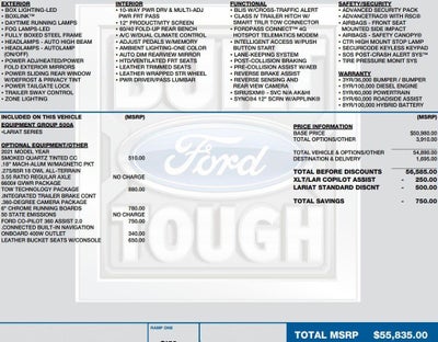 2021 Ford F-150 LARIAT 4WD SuperCrew 5.5' Box