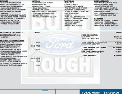 2023 Ford F-150 XL 4WD SuperCab 6.5' Box