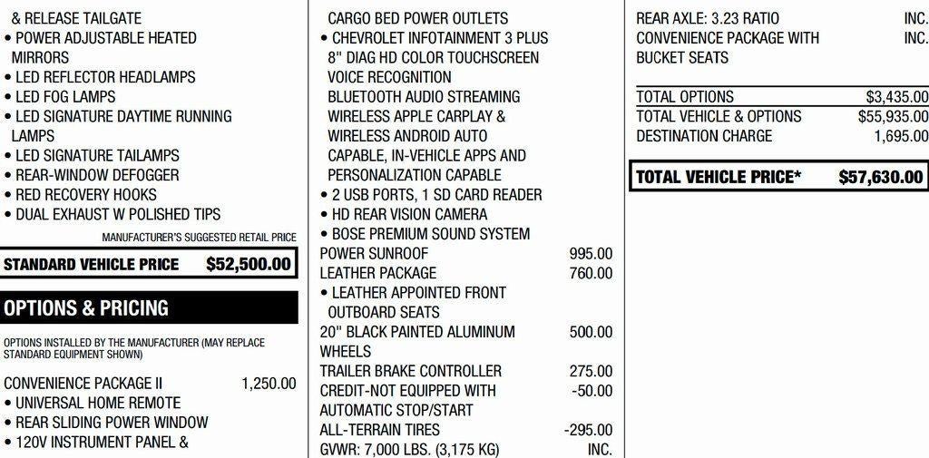2022 Chevrolet Silverado 1500 LTD Crew Cab Short Box 4-Wheel Drive LT Trail Boss