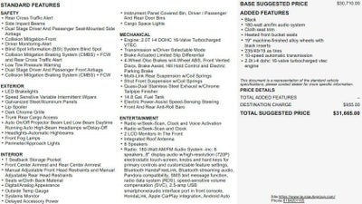 2019 Honda Accord Sedan Sport 2.0T Automatic