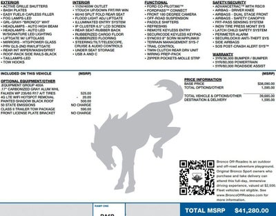 2023 Ford Bronco Sport Badlands 4x4