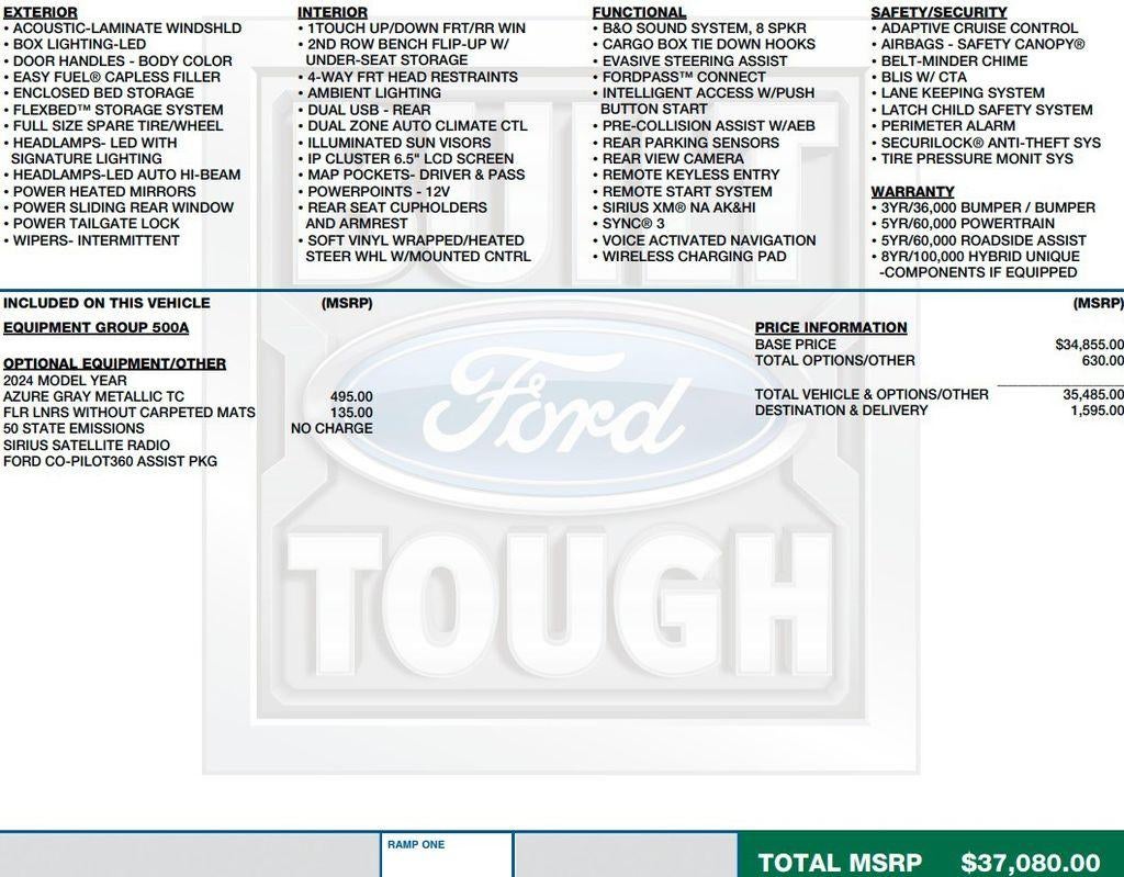 2024 Ford Maverick LARIAT AWD SuperCrew