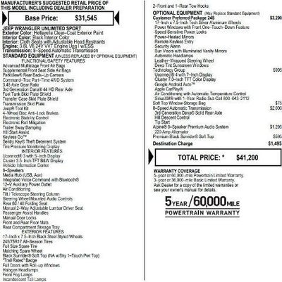 2019 Jeep Wrangler Unlimited Sport 4x4