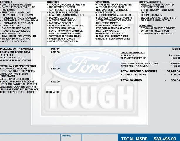 2021 Ford Ranger XLT
