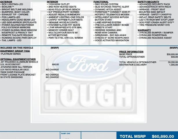 2020 Ford F-150 Platinum