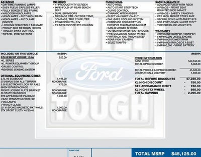 2021 Ford F-150 XL 4WD SuperCrew 5.5' Box
