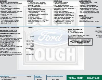 2021 Ford F-150 Platinum