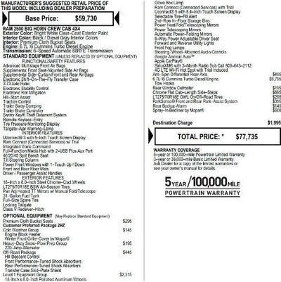2024 RAM 2500 Big Horn Crew Cab 4x4 6'4' Box