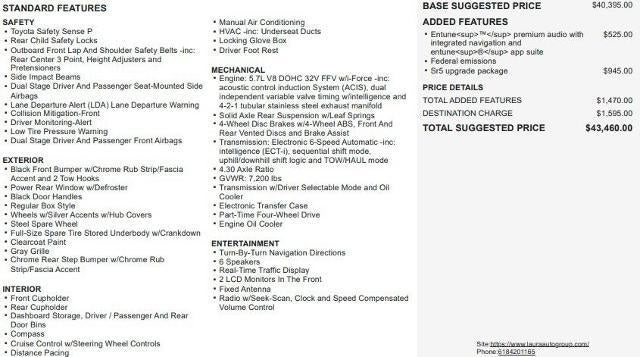 2019 Toyota Tundra 4WD 4WD SR5 CrewMax 5.5' Bed 5.7L FFV (SE)