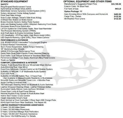 2023 Subaru WRX Premium