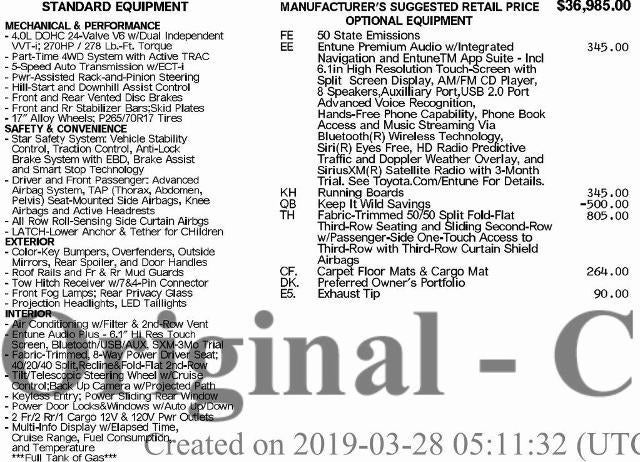 2019 Toyota 4Runner SR5