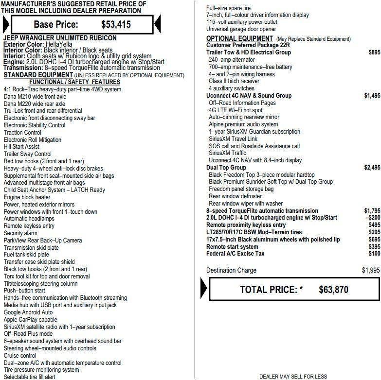 2021 Jeep Wrangler Unlimited Rubicon