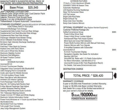 2017 Jeep Cherokee Latitude