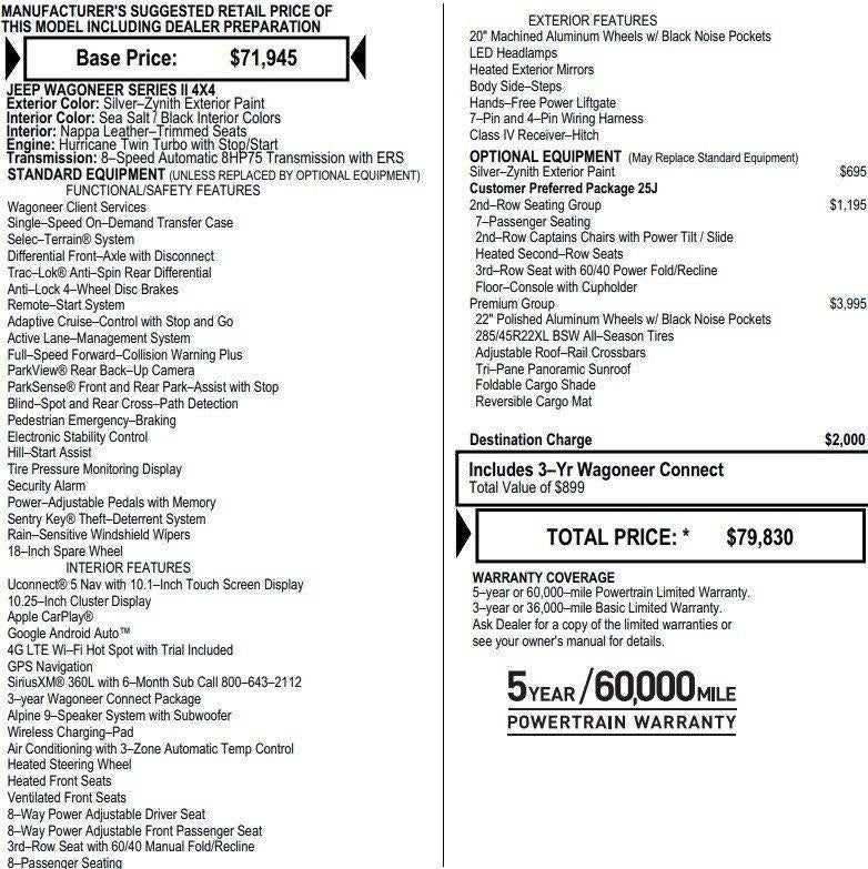 2024 Jeep Wagoneer Series II 4x4