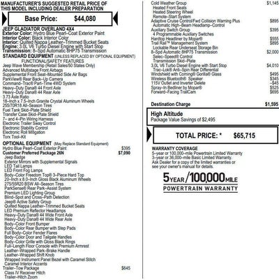 2022 Jeep Gladiator High Altitude