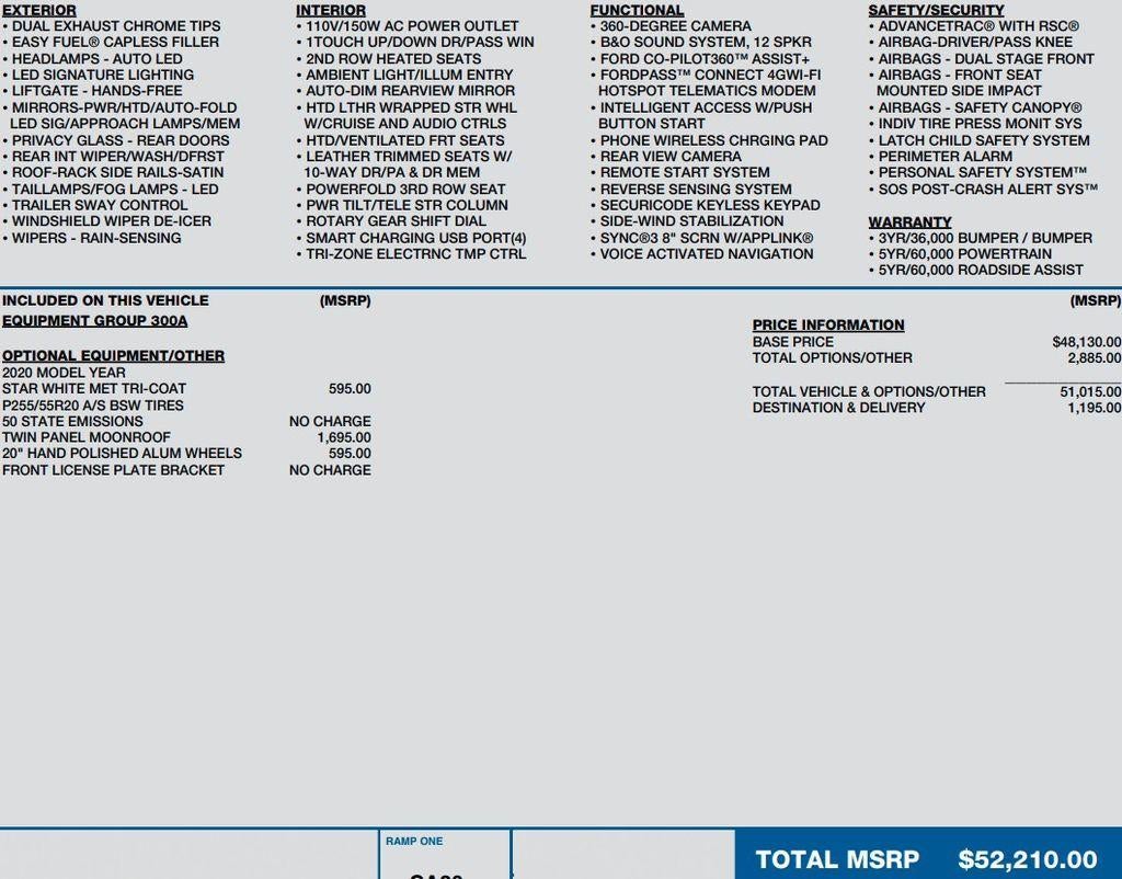 2020 Ford Explorer Limited