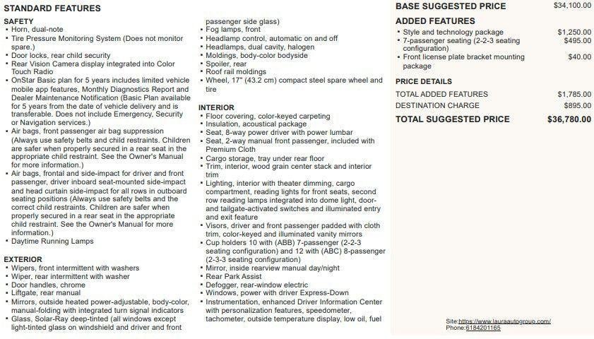 2017 Chevrolet Traverse LT