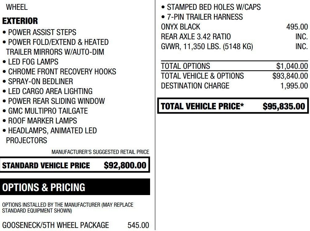 2025 GMC Sierra 2500 HD Denali Ultimate