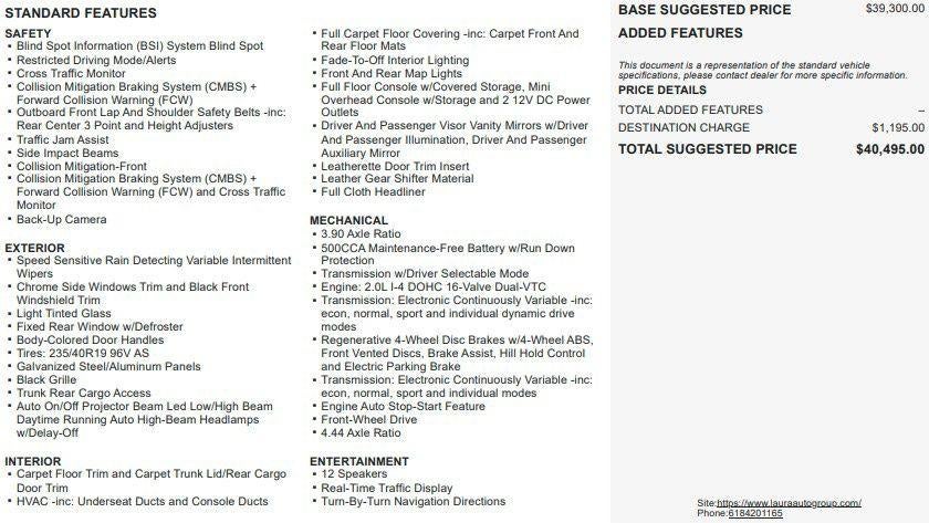 2025 Honda Accord Hybrid Touring