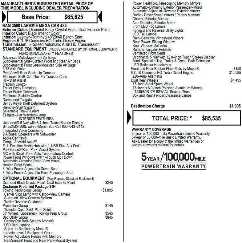 2024 RAM 3500 Laramie