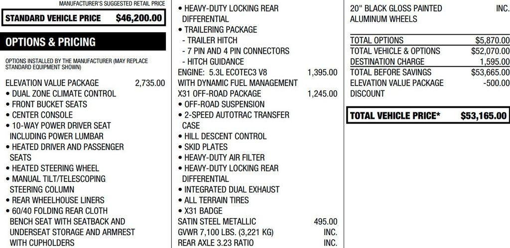 2020 GMC Sierra 1500 Elevation