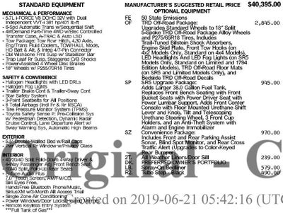 2019 Toyota Tundra 4WD SR5