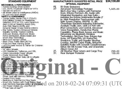 2018 Toyota RAV4 Hybrid Limited