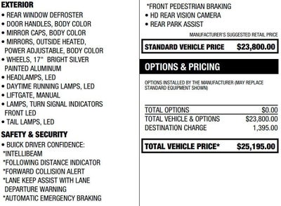 2025 Buick Envista Preferred