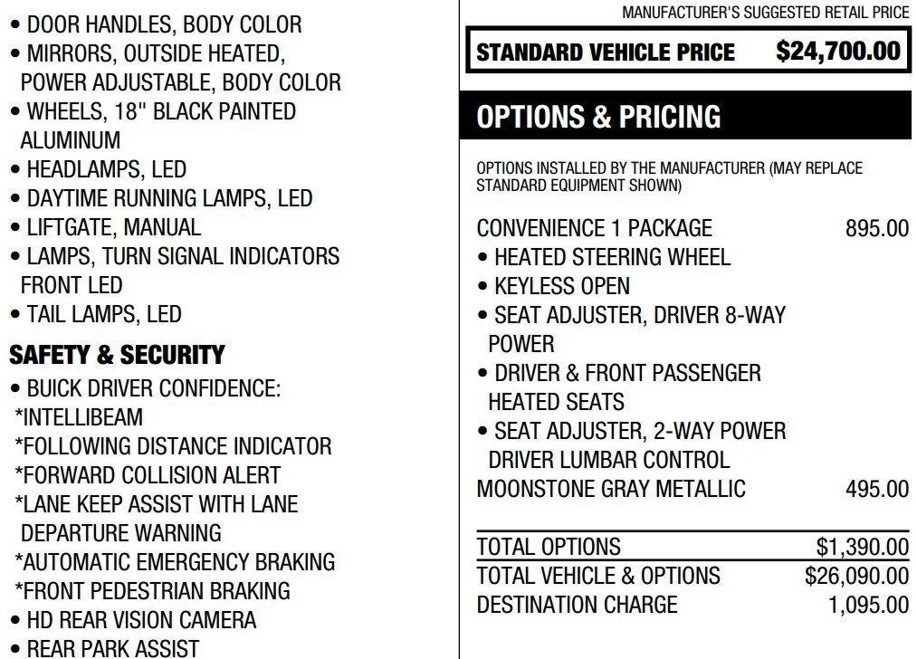2025 Buick Envista Sport Touring