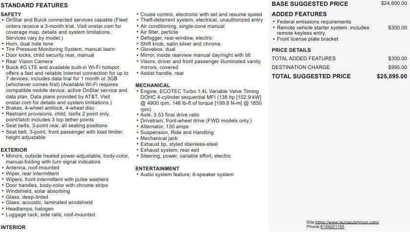 2019 Buick Encore Preferred