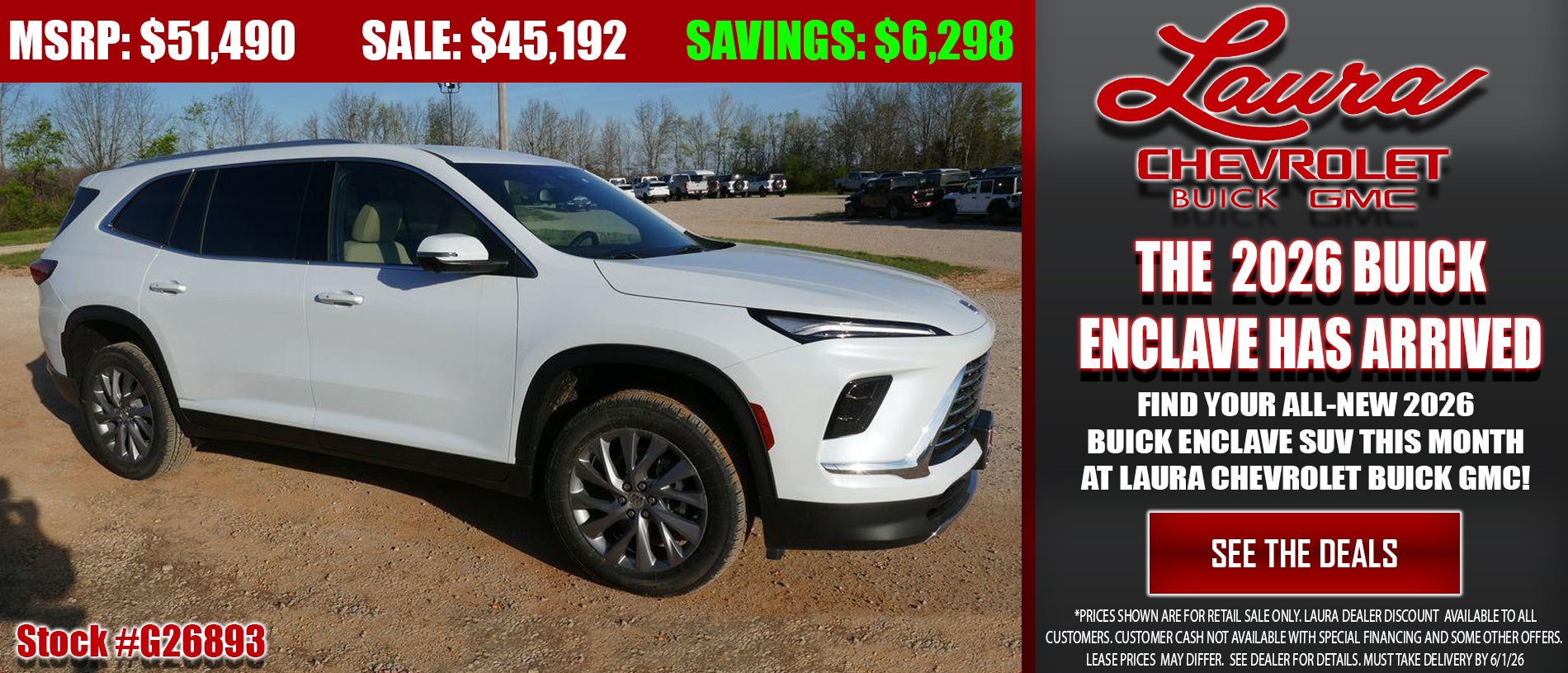 Search Buick Enclave SUV inventory