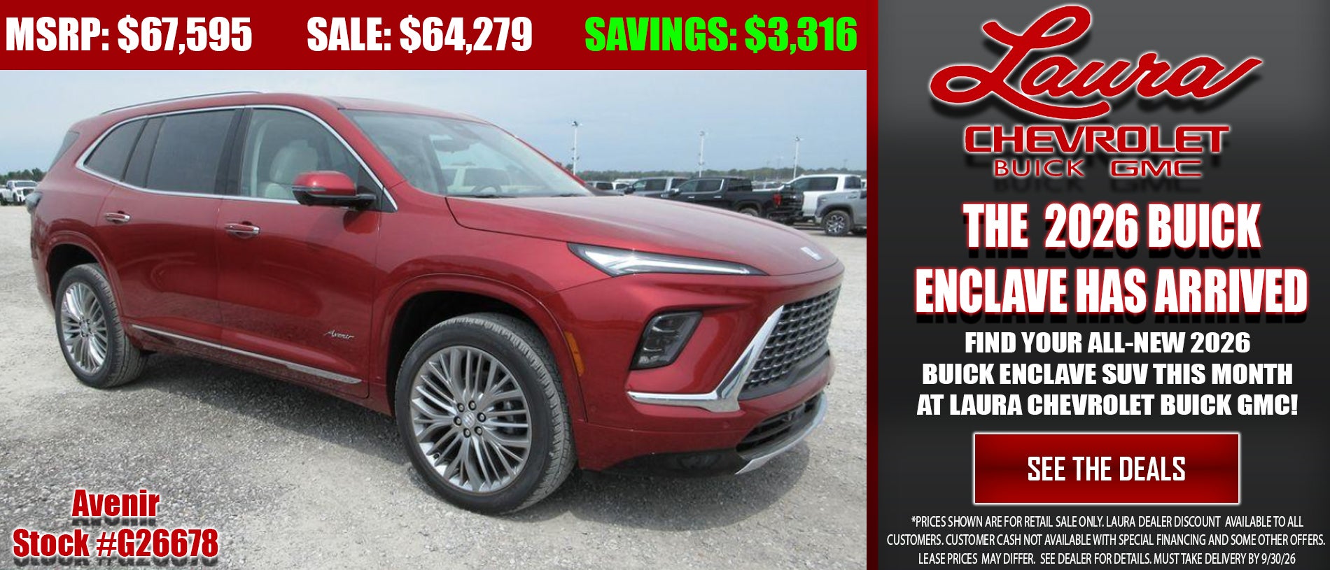 Search Buick Enclave SUV inventory