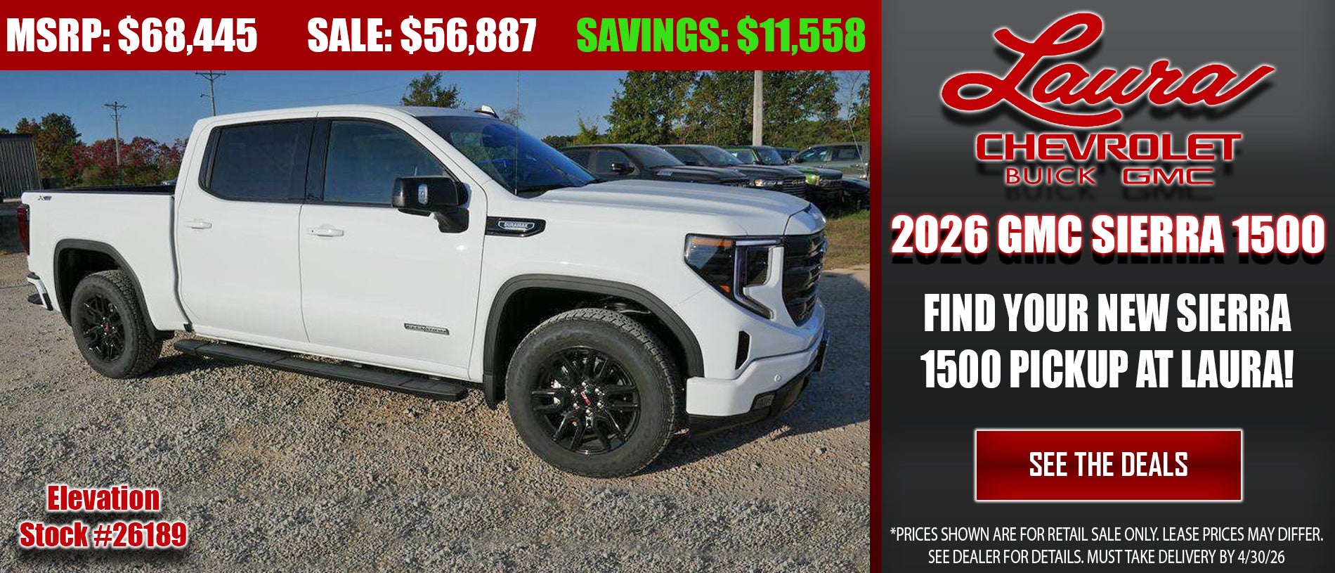 Search our inventory of GMC Sierra 1500 Trucks