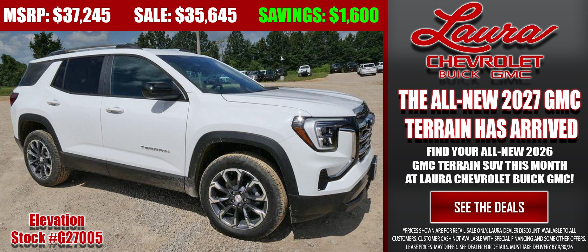 Search our inventory of GMC Terrain SUVs